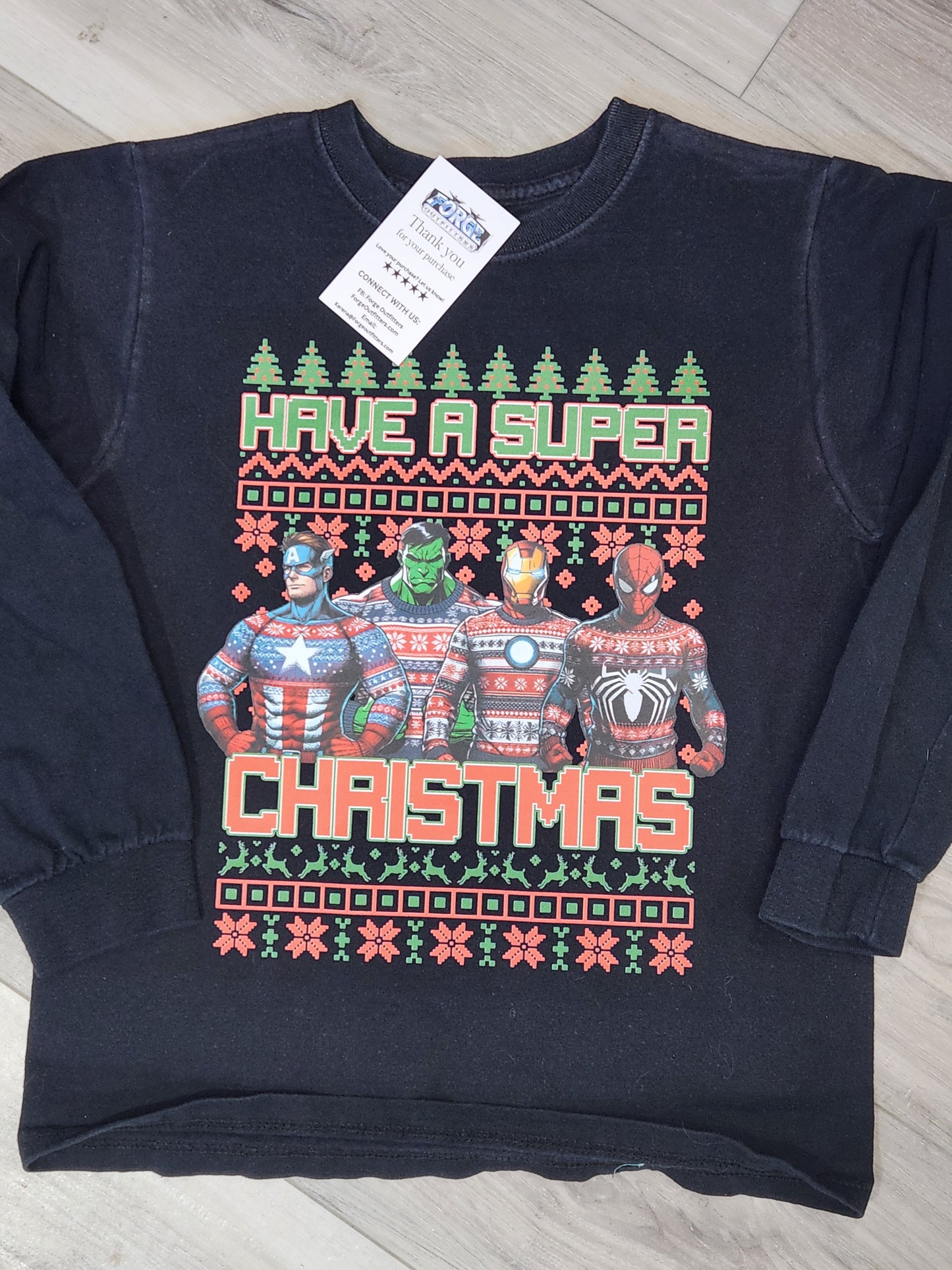 Super Christmas ugly sweater (youth sizes)