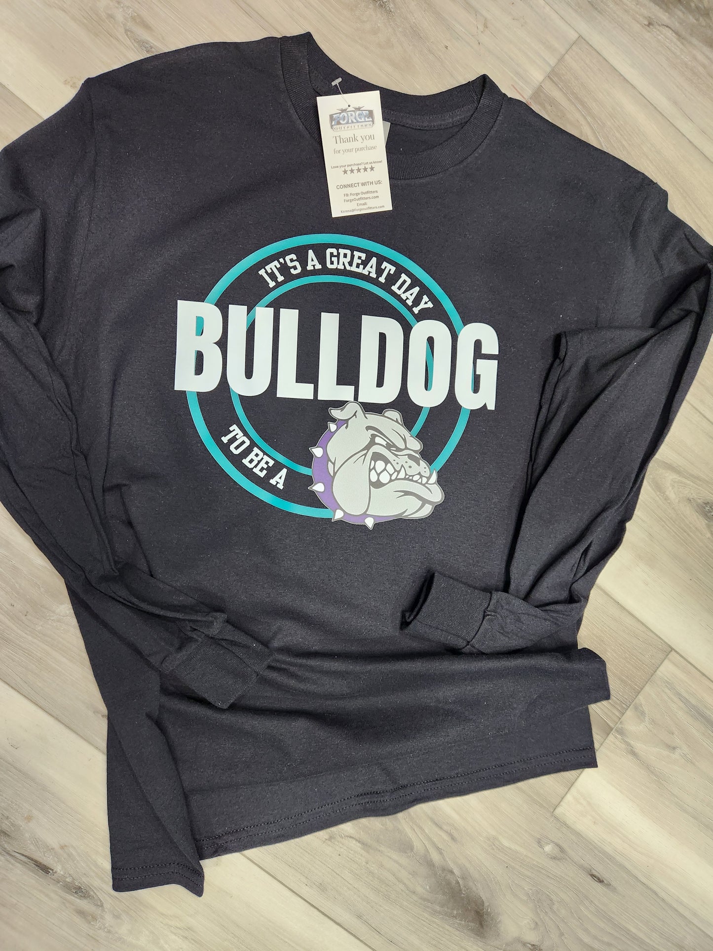 YOUTH It's a Great Day To Be A Bulldog - Black