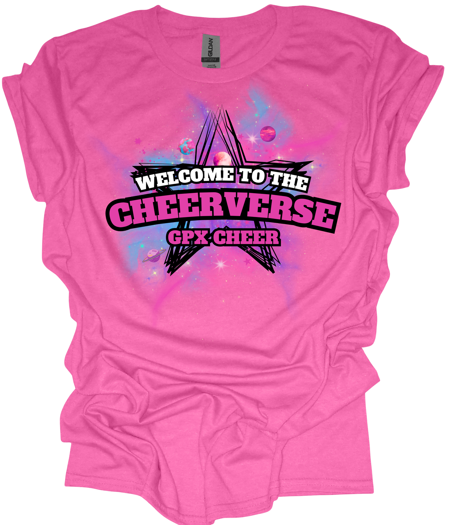 GPX Cheer team shirt -pink