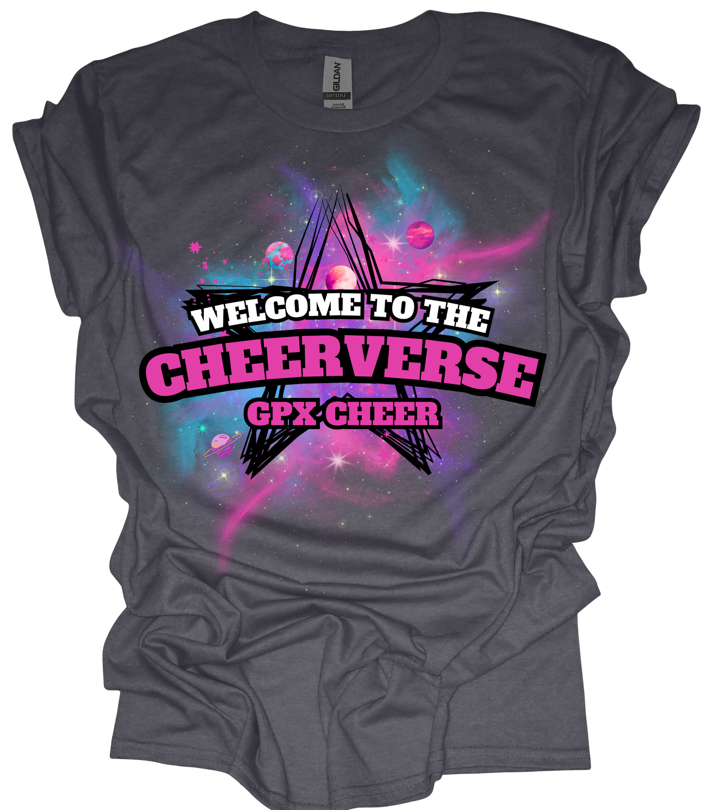 GPX Cheer team shirt - dark grey