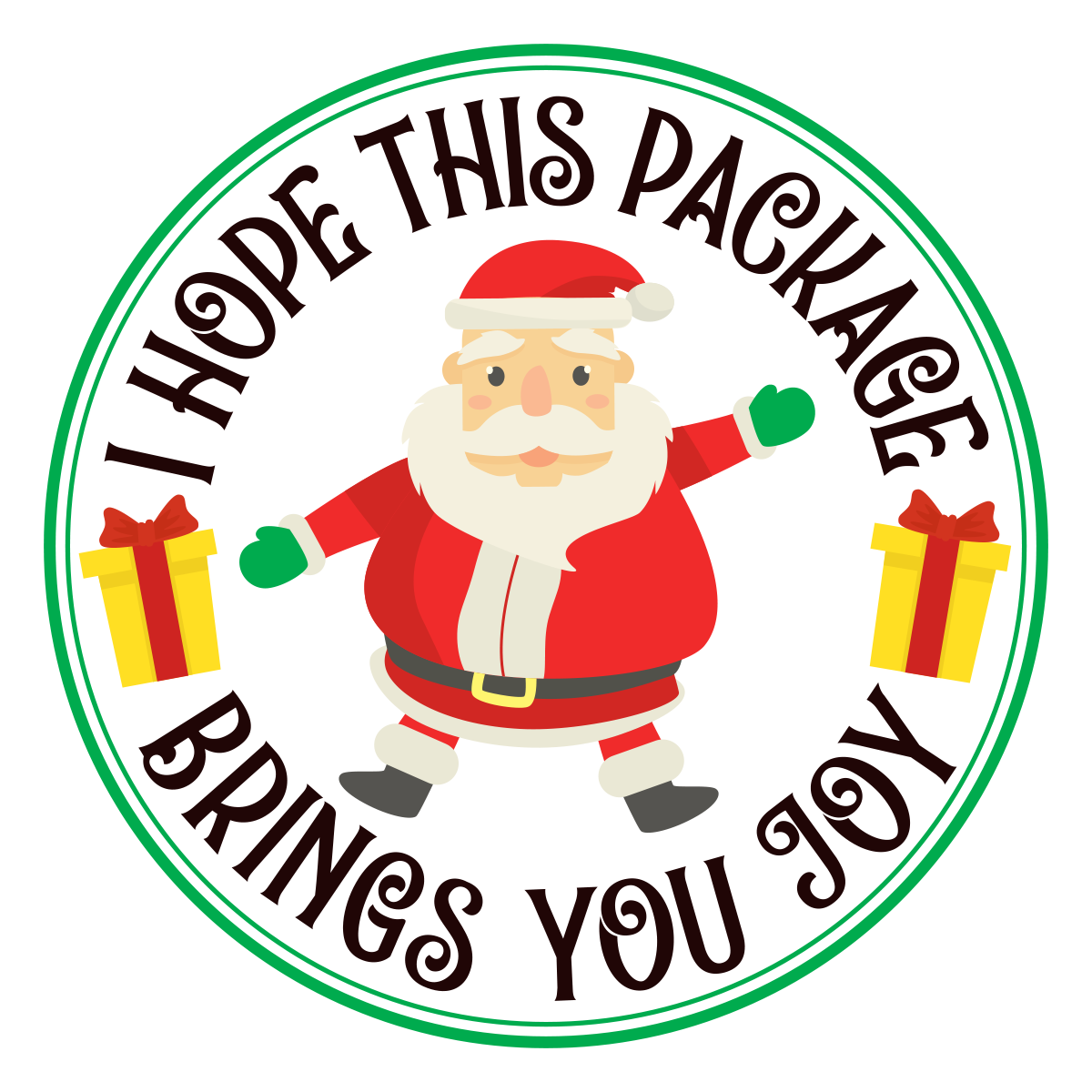 Holiday stickers