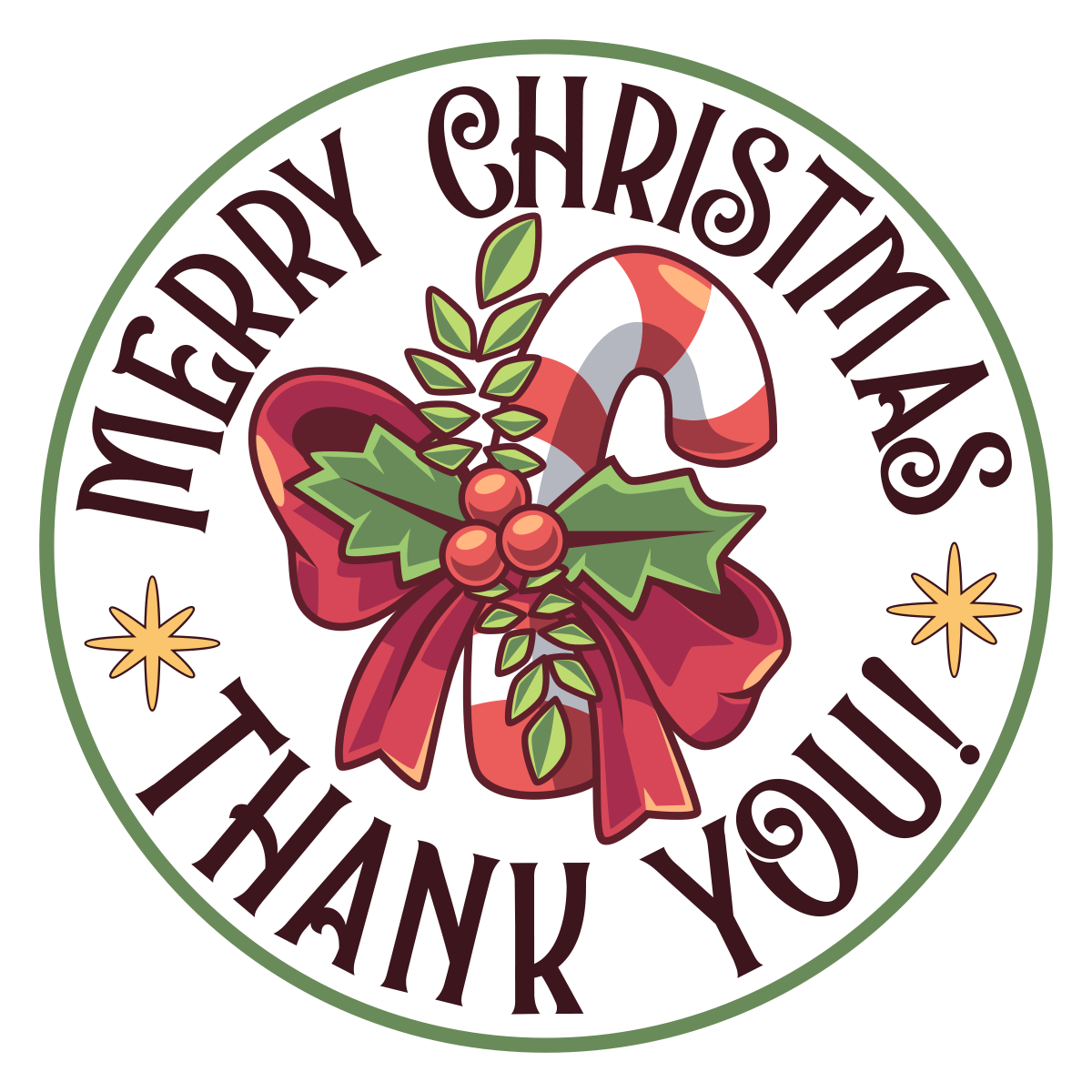 Holiday stickers