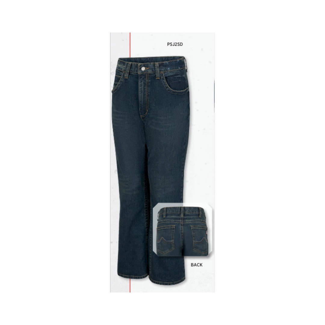 Relaxed Fit Bootcut Jean With Stretch