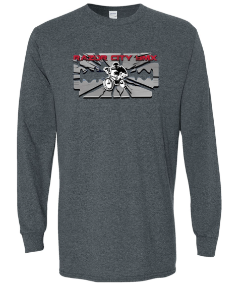 Gray Razor City long sleeve shirt