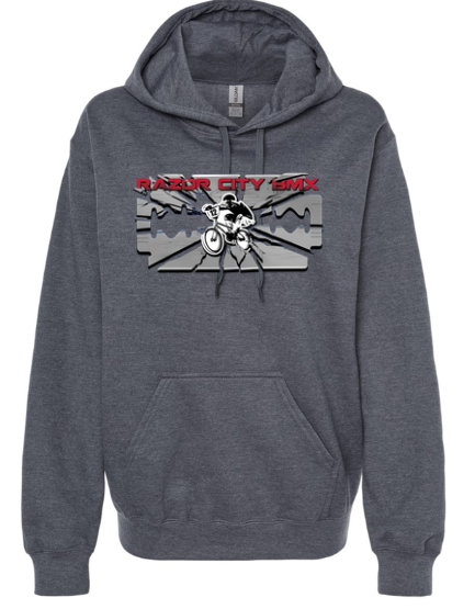 Gray Razor City hoodie