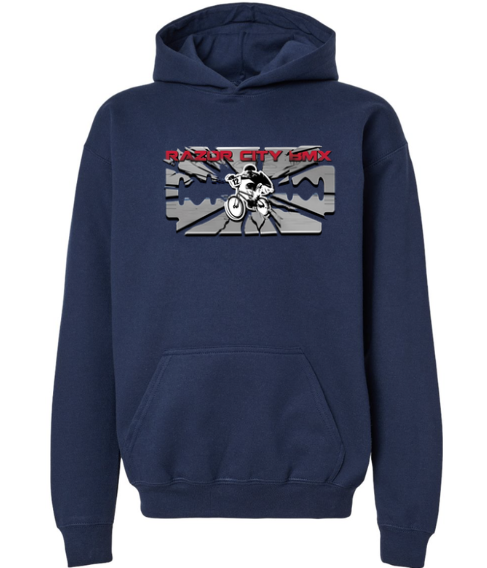 Blue Razor City hoodie