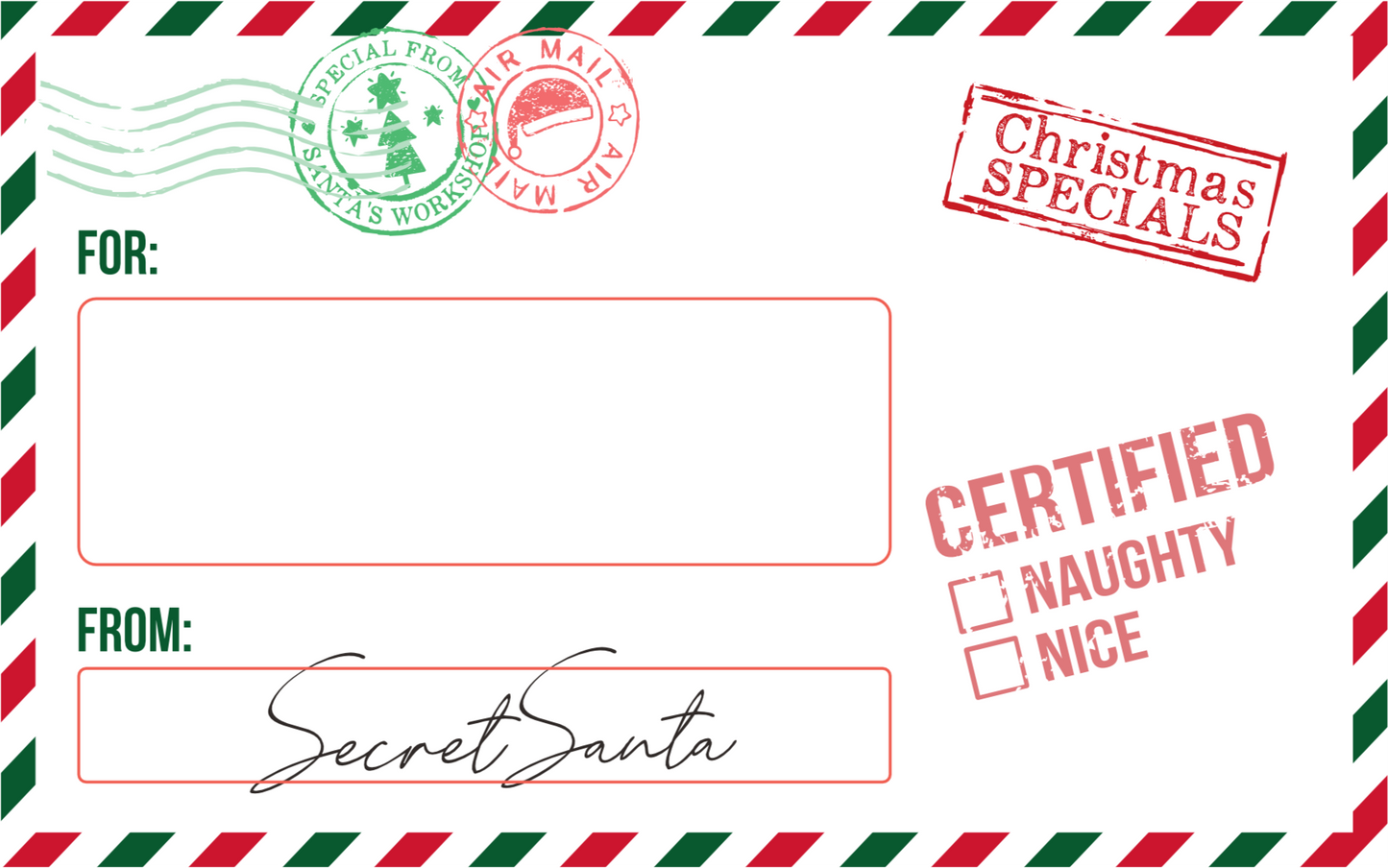 Holiday stickers
