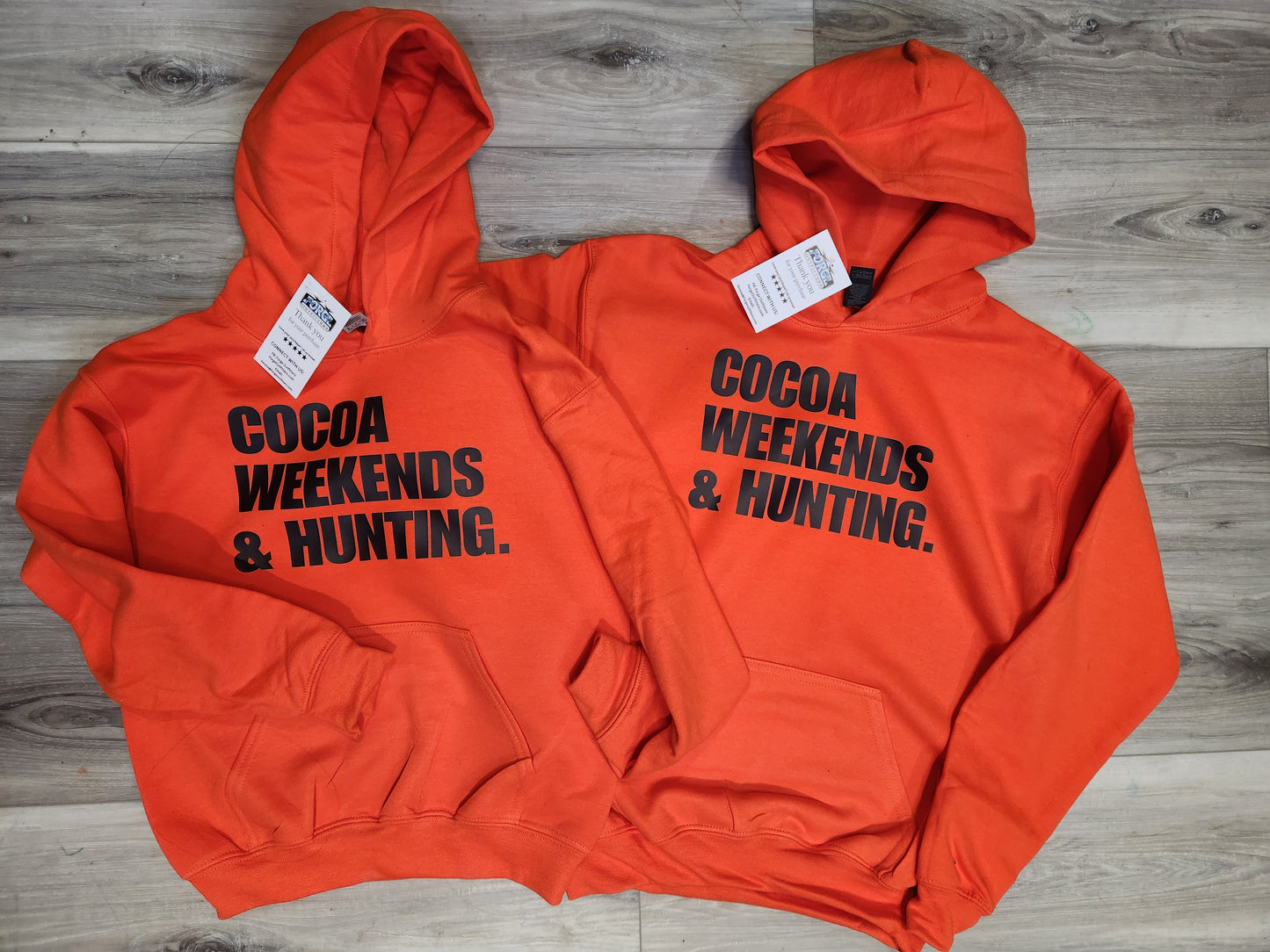 Cocoa, weekends and hunting