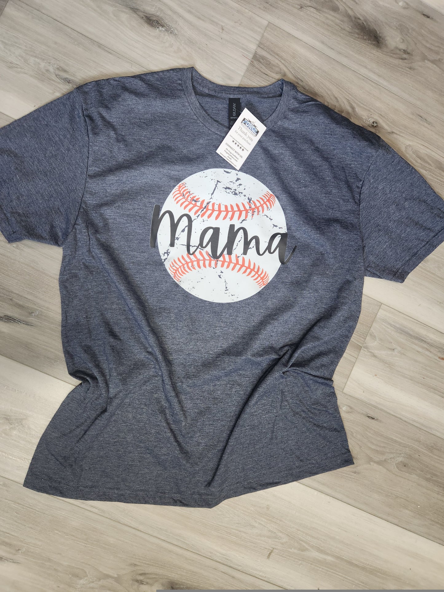 Distressed Baseball mama
