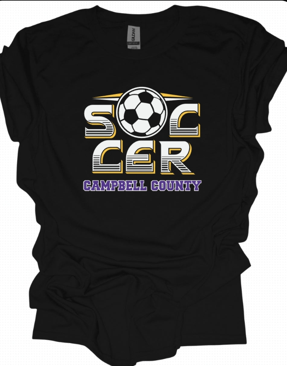 Purple and gold Soccer