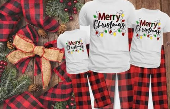 Merry Christmas Pajama sets