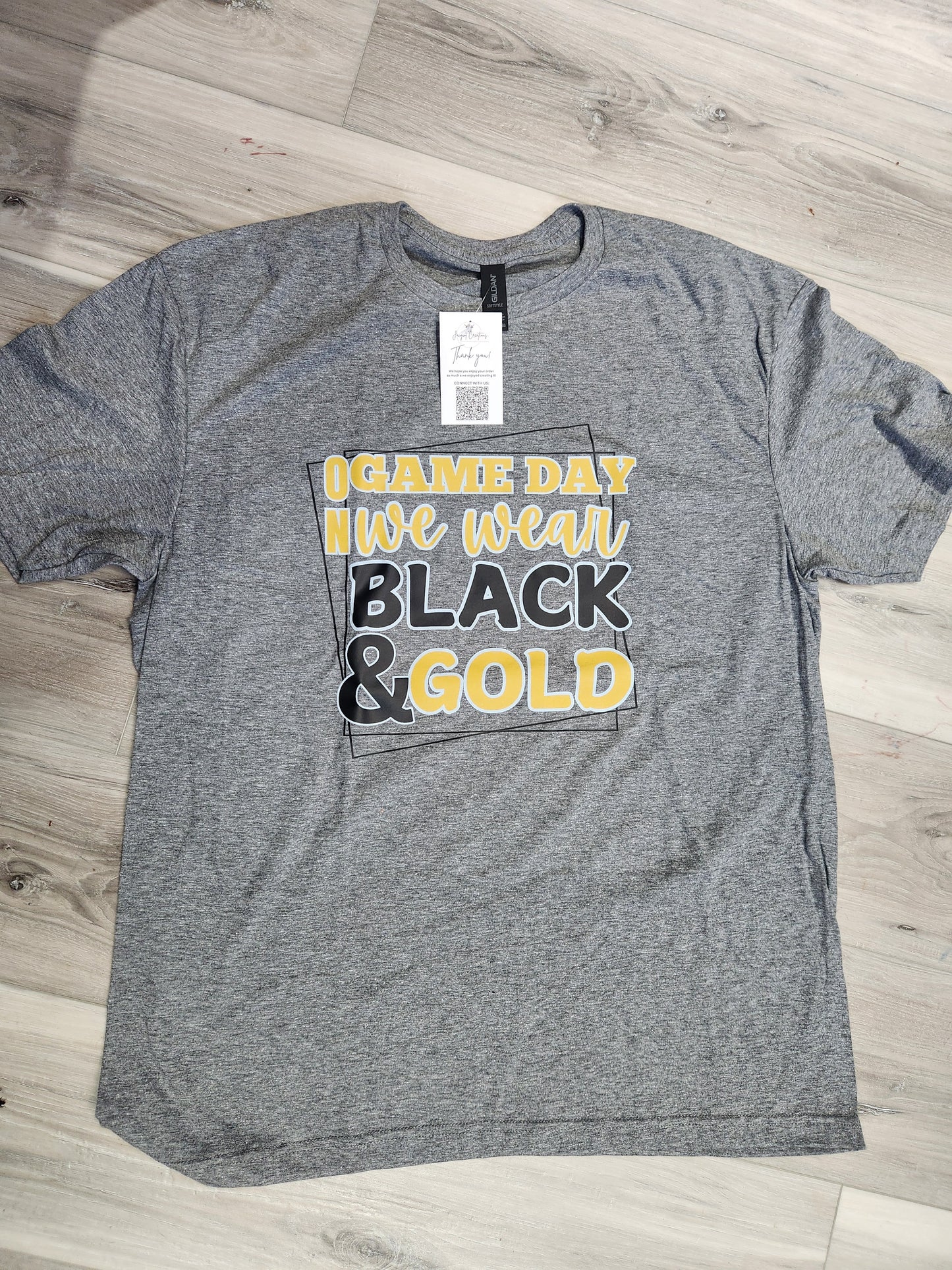 In GameDay we wear black and gold