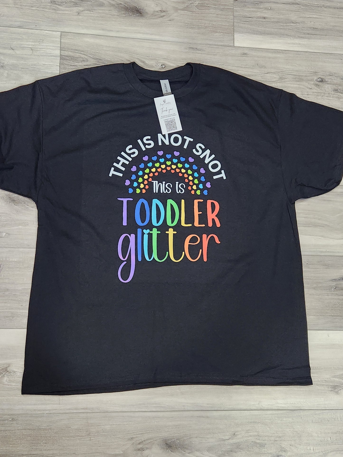 This is not snot it's toddler glitter