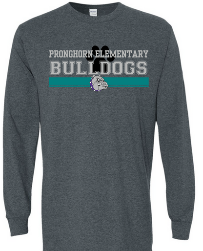 Pronghorn Elementary Bulldogs Logo