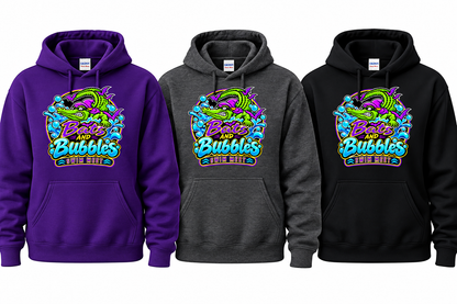 Bats and Bubbles swim meet long sleeve