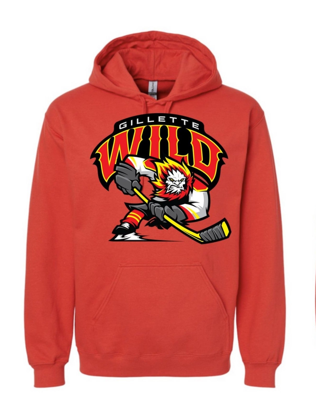 Adult Gillette wild apparel - red and black image