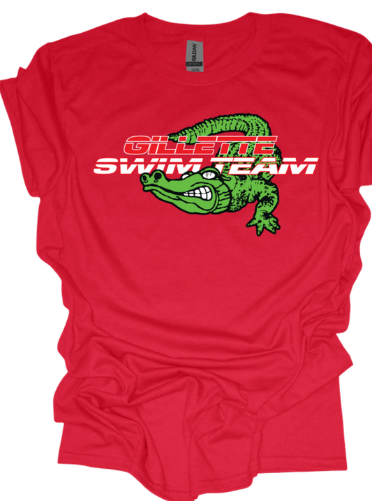 Red Swim Team Tshirt