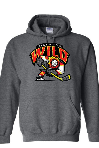 Adult Gillette wild apparel - red and black image