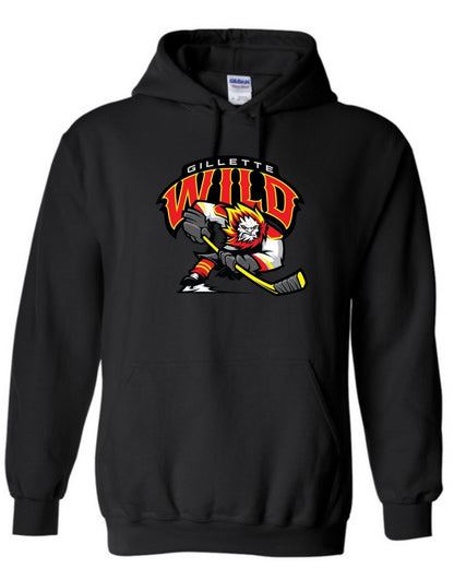 Adult Gillette wild apparel - red and black image
