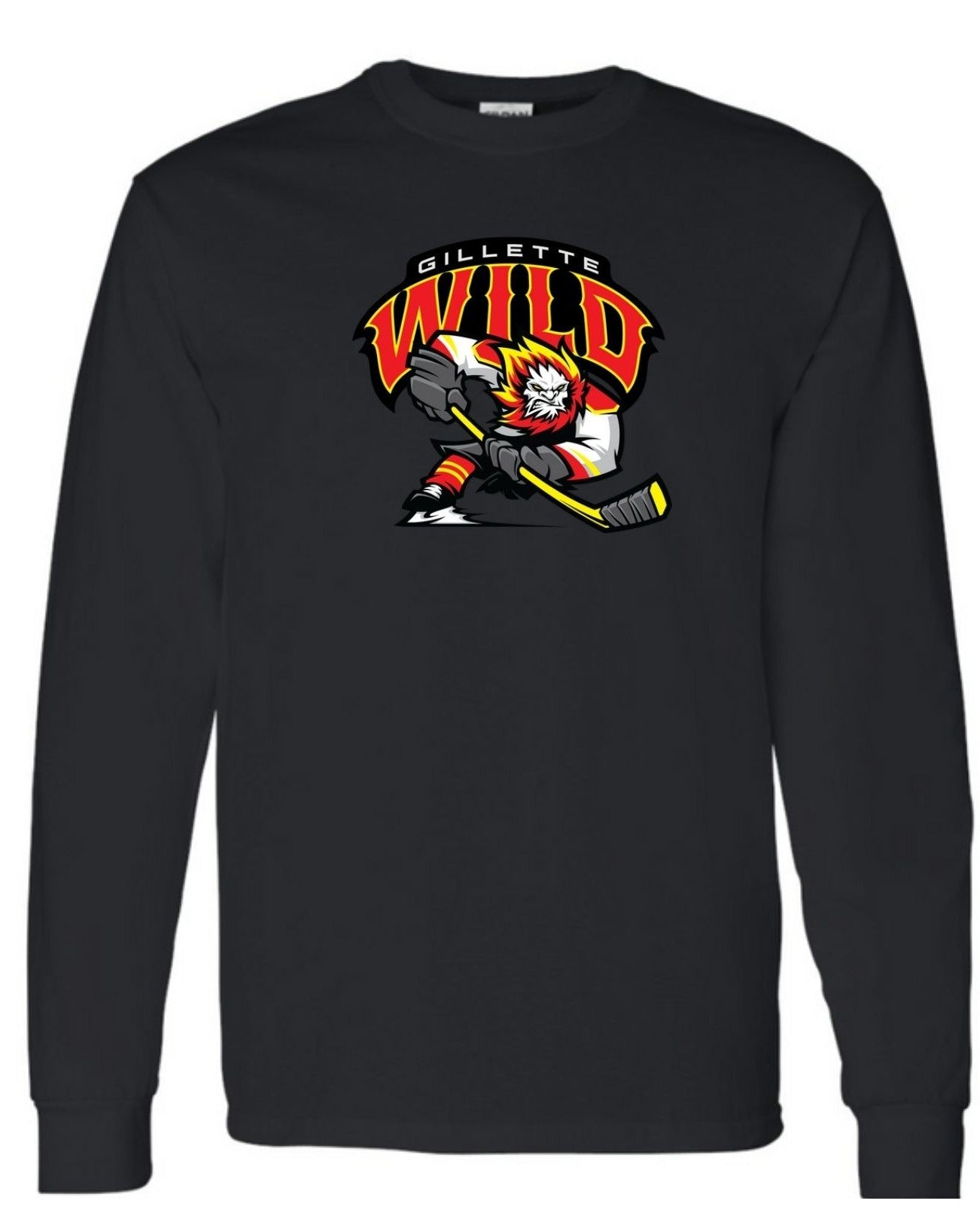 Adult Gillette wild apparel - red and black image