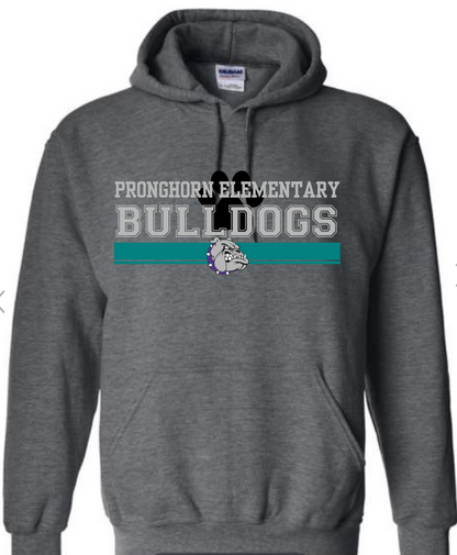 Pronghorn Elementary Bulldogs Logo