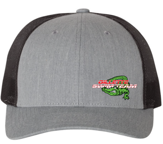 Gillette Swim black and gray hat