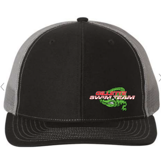Gillette Swim black and gray hat