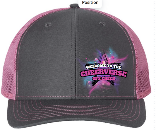 GPX Hat Charcoal/Neon Pink