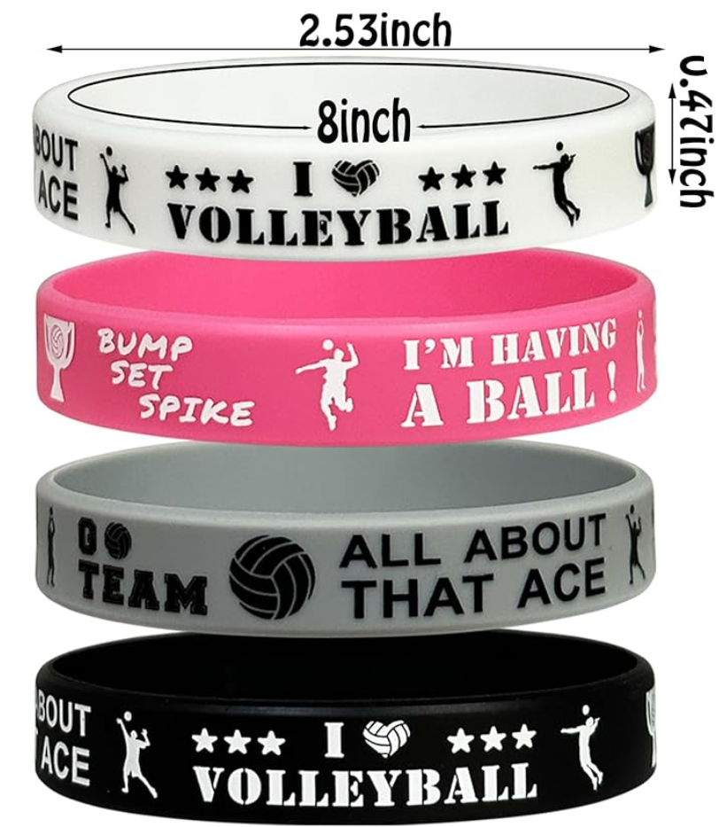 Silicone Volleyball bracelet