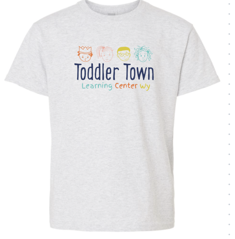 Ash Gray Toddler Town Shirts