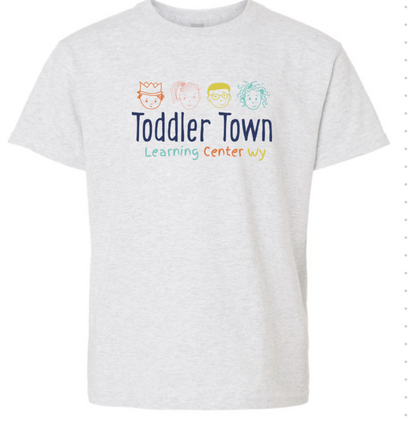 Ash Gray Toddler Town Shirts