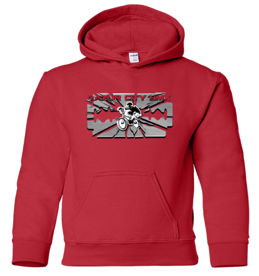 Red Razor City hoodie