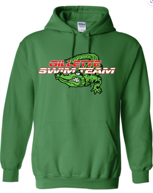 Green Swim Team hoodie