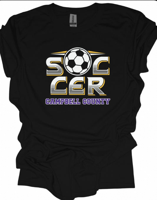 Purple and gold Soccer