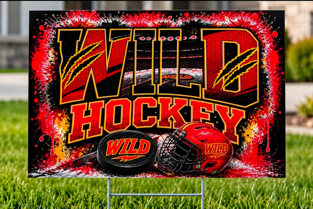 18x24 double sided wild yard sign