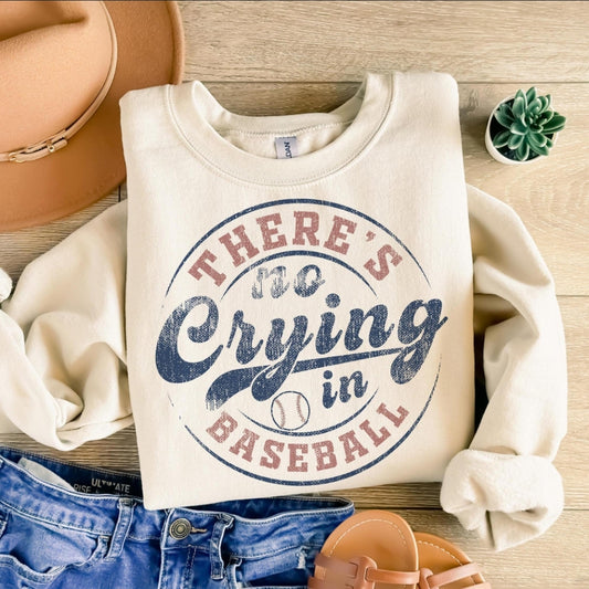 There's no crying